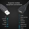USB 2.0 Male to Female USB Cable 1.5m 3m 5m Extender Cord Wire Super Speed Data Sync Extension Cable For PC Laptop Keyboard ► Photo 3/6