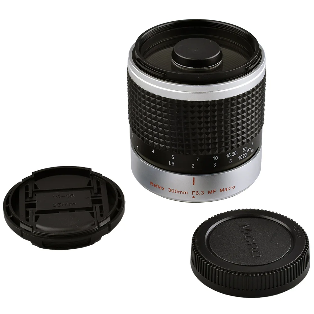 Объектив камеры 300 мм фокусное расстояние F6.3 телеобъектив Reentrant Micro-sLR объектив для Soni NEX Nikon J1 Одиночная мощность M4/3 крепление