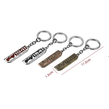 

Seventy Five Years 1941 Willys Car Key ring Keychain Metal Key Holder Pendant For Jeep Renegade Wrangler Grand Cherokee Compass