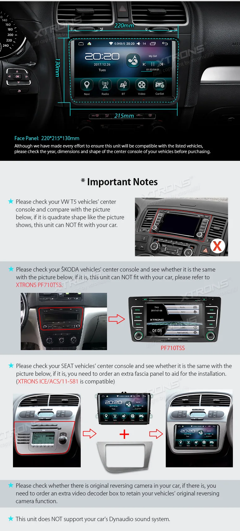 Discount XTRONS 9" Android Radio Car DVD Player Head Unit Stereo GPS Navigate for VW Volkswagen Amarok Touran Wagon Sedan EOS for Seat 5