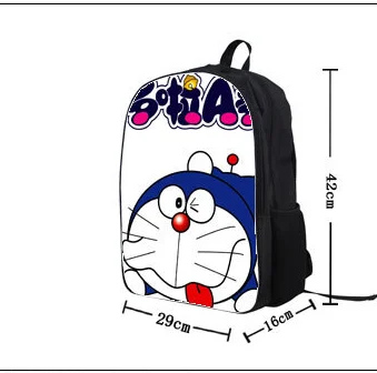 16 дюймовый мультяшный рюкзак для детей мальчиков и девочек Doraemon сумка начальной