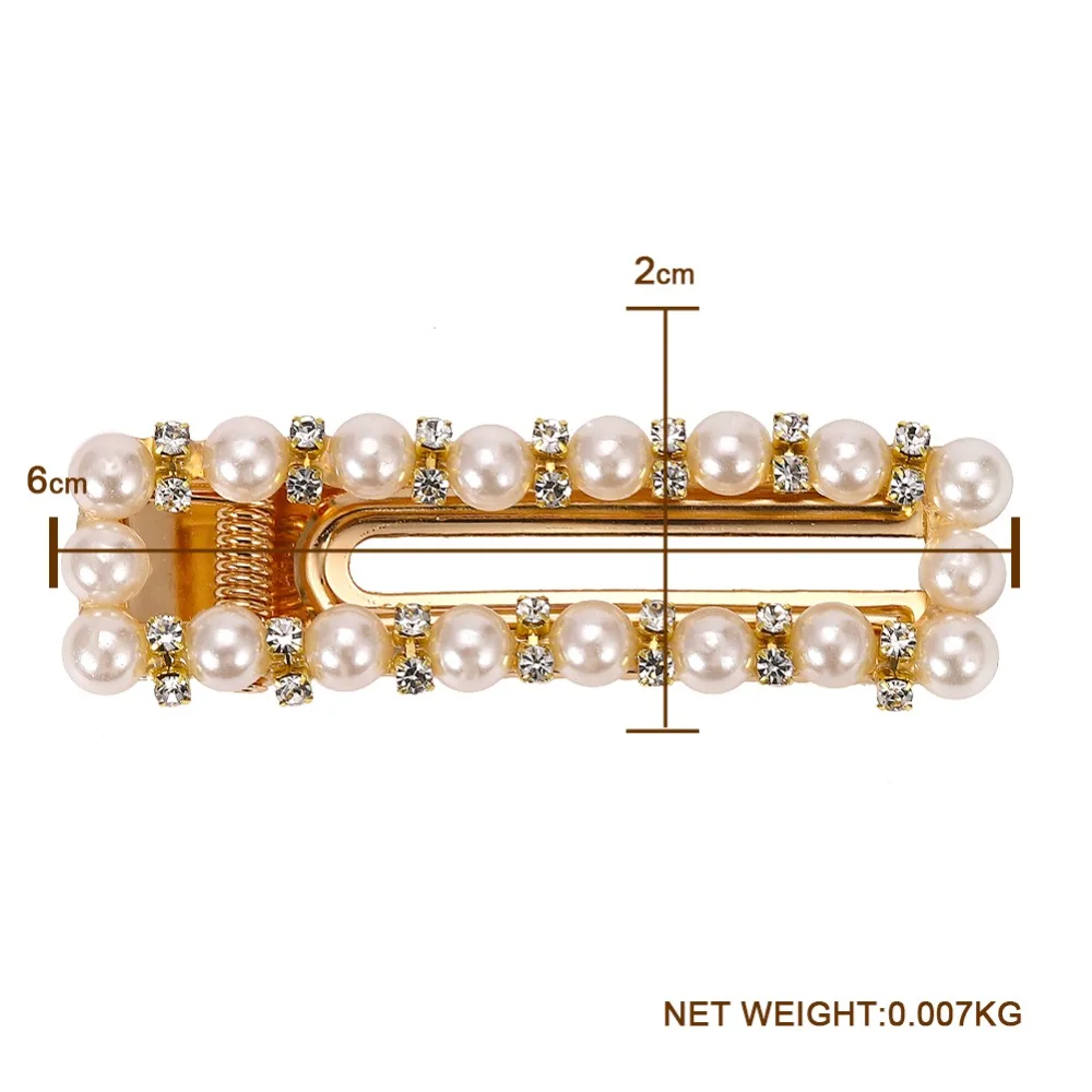 Girlgo летние трендовые шпильки с жемчугом, Заколки для женщин, роскошная заколка для волос с искусственным жемчугом, головной убор для женщин, очаровательные подарочные украшения