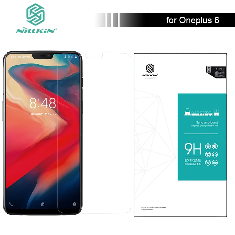 Nillkin закаленное стекло Oneplus 6 защита для экрана Six One plus Oneplus6 1 + A6000 9H стеклянная
