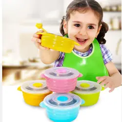 Блюда ребенок столовая тарелка здоровья обед посуда Кухня блюда Дети чаши, посуда детское питание Ребенка Кормушками блюд подачи