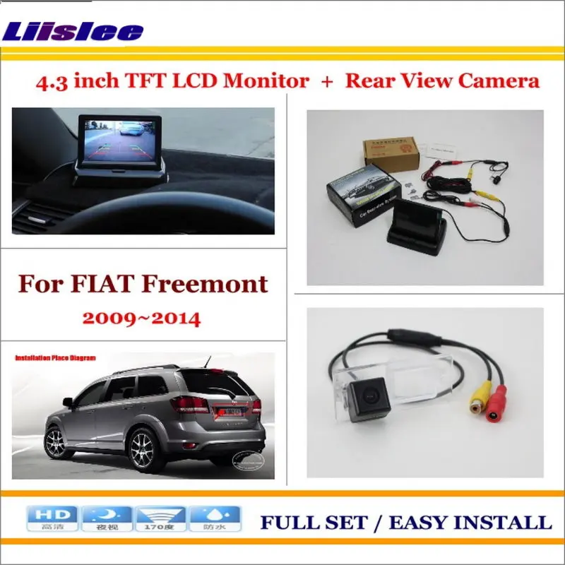 Автомобильная камера для FIAT Freemont 2009-2014 заднего вида Резервное копирование 4 3