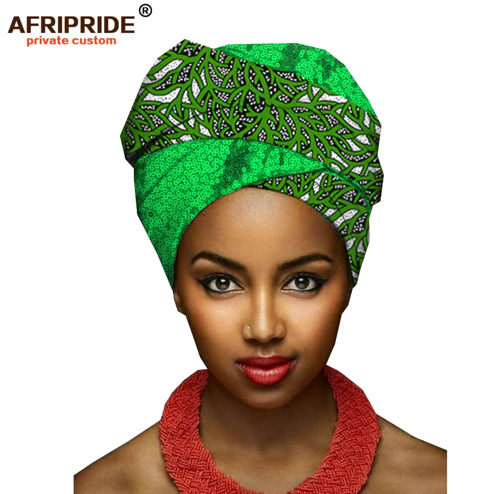 African Headwrap Ankara Headscarf Traditional Headtie Scarf Turban Cotton Wax head band scrunchie AFRIPRIDE A19H005