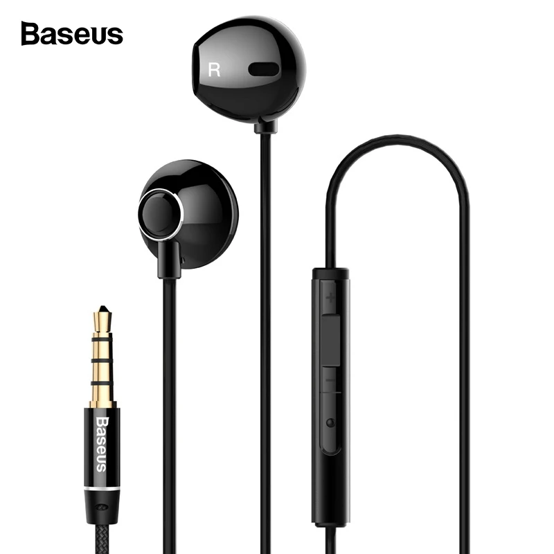 

Baseus Wired Earphone For Phone In Ear Earphone With Mic Stereo Headset Earbuds Earpiece For Samsung Xiaomi Sony Fone De Ouvido