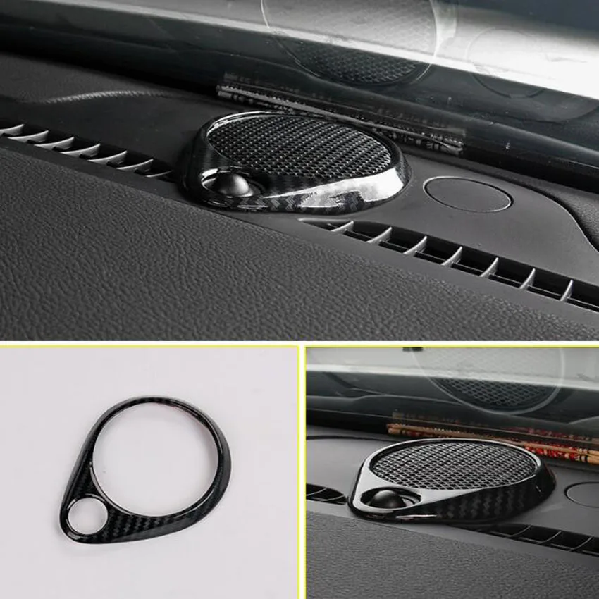 

For Jeep Grand Cherokee 2014-2018 Car Dashboard Speaker Decor Ring Bezel Frame Trim Car Sticker Interior Moldings ABS