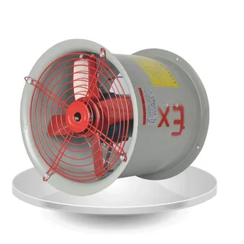 Price Axial Fan 220V 180W/250W Explosion Proof Axial Fan Pure Copper Motor Large Air Volume Factory Tunnel Ventilation