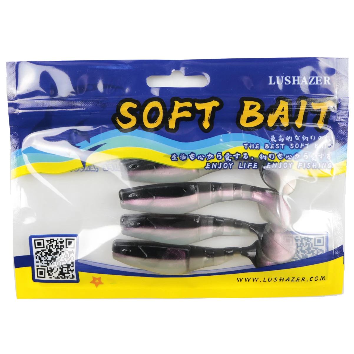 4pcs/lot Fishing Soft Lure 6.3g/8.5cm – LUSHAZER-Fishing Tackle-hard lure,soft  bait,spinnerbait,spoon lures