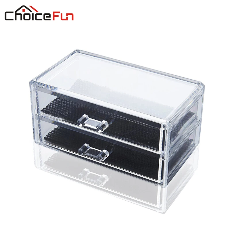 

CHOICE FUN Premium Quality Acrylic Makeup Organizer Multifunction Drawer Cosmetic Storage Box SF-1005-3