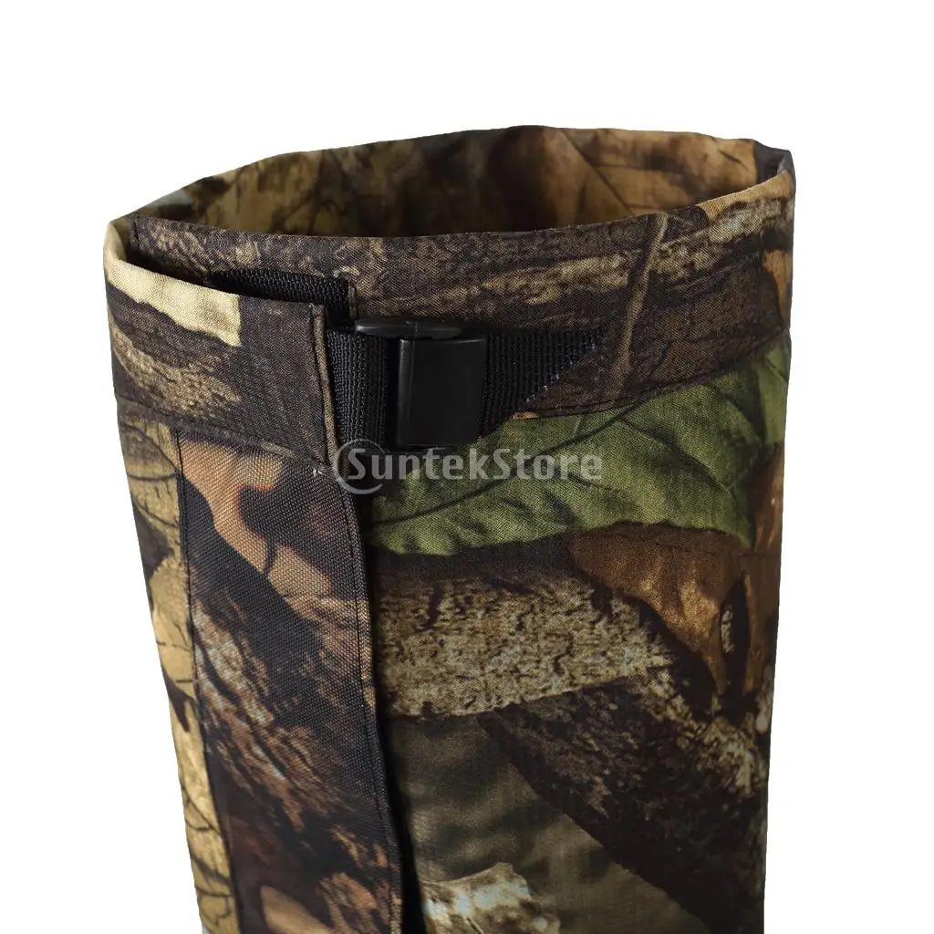 1 Pair L/XL Outdoor Camo Waterproof Snow Legging Ski Gaiters Shoe Gaiters Boot Cover Hiking Walking Camping Hunting