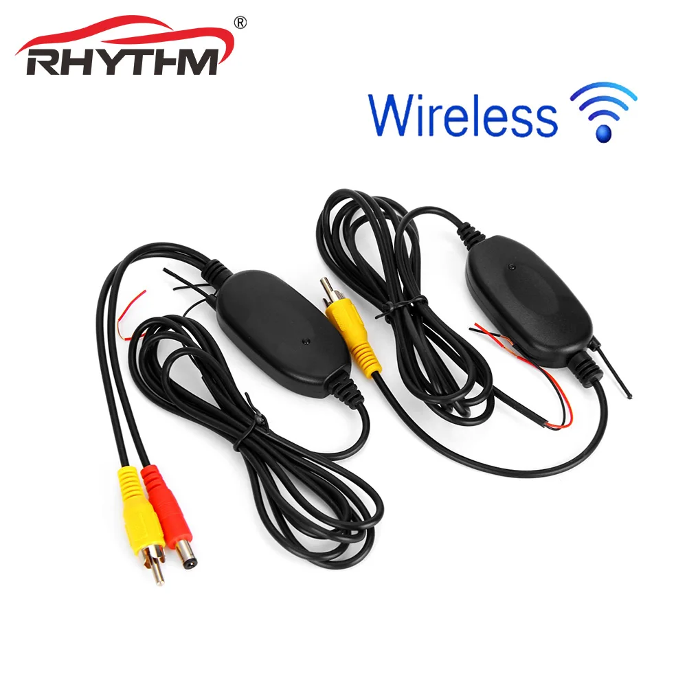 

2.4 Ghz Wireless RCA Color Video Transmitter Receiver kit for 12V Car Rear view Camera / Monitor/DVD player/ MP5 /Reverse Backup