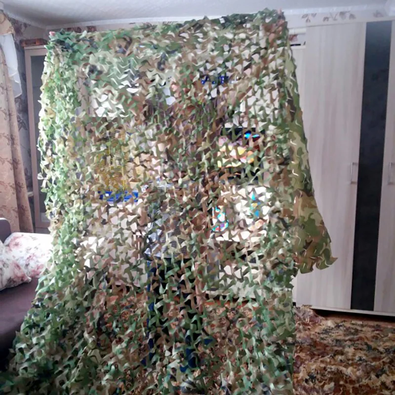 4x5m 2x3m Military Camouflage Net Camo Netting Army Nets Shade Mesh Hunting Garden Car Outdoor Camp