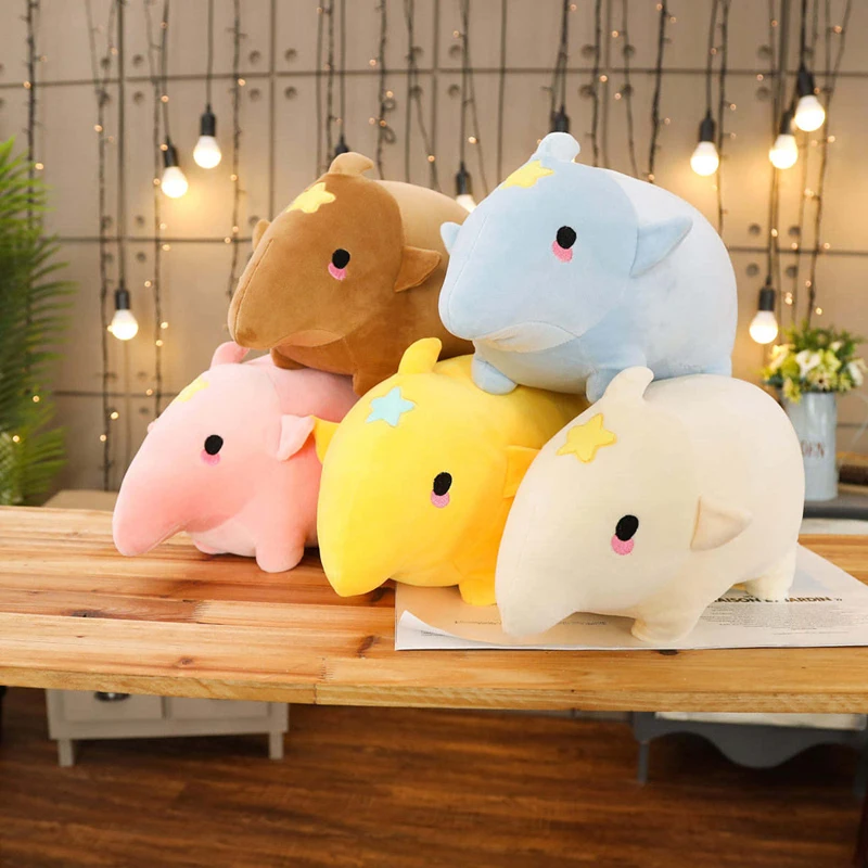 

Soft Bakumon Plush Toy Appease Sleeping Pillow Doll Animal Stuffed Plush Toy Birthday Gifts for Girls Children Ant-eating tapir