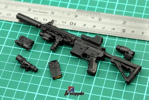 Экшн фигурка KNL HOBBY масштаб 1/6 12 дюймовая кукла солдат Φ 4D разные цвета HK416|weapon