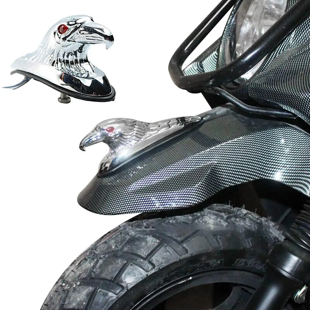 

Motorcycle Scooter Front Fender Frames Eagle Head Ornament Decorative Statue