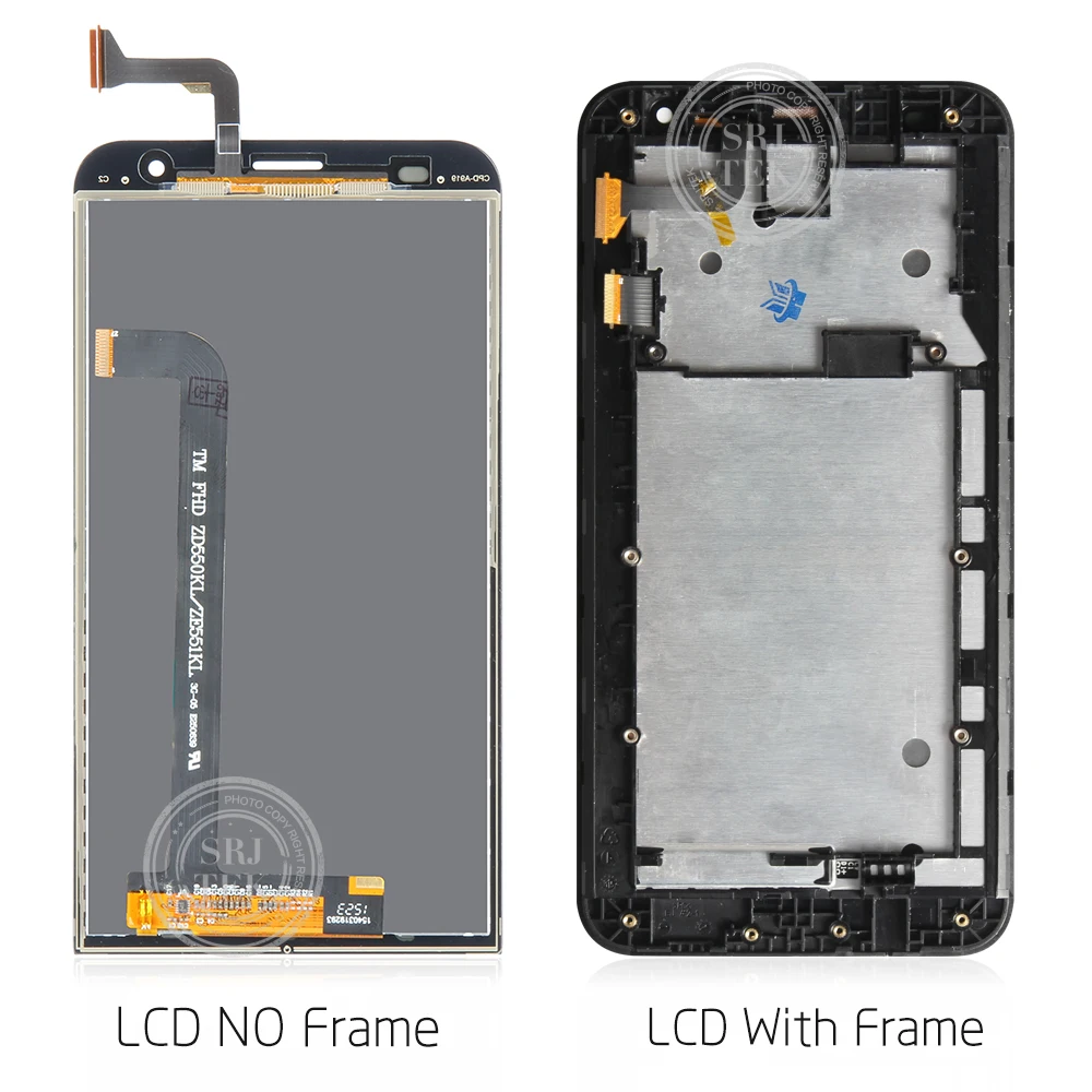 5.5 inch LCD Display For Asus ZenFone 2 Laser ZE551KL Touch Screen Digitizer Assembly/Frame For Z00TD 1920*1080