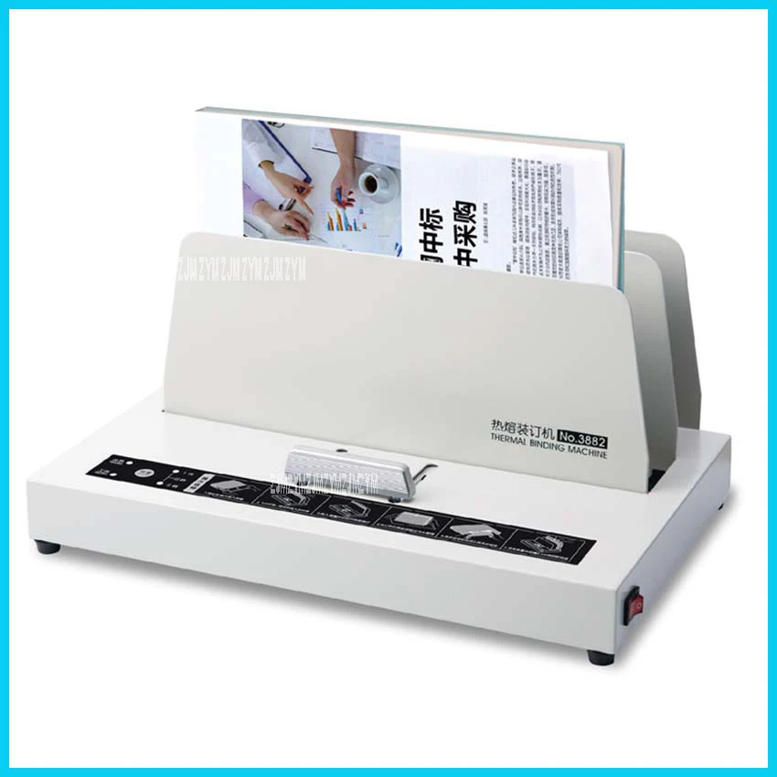 3882 A4 Size Thermal Binding Machine Electric Binder Hot Melt Binding