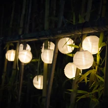 Solar String Lights Lantern Ball 10 20 LED Solar Outdoor Lighting Fairy Lights Christmas Decorative Light