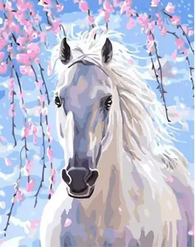 

8903 White Horse - Paint by Numbers Kits for Adults DIY