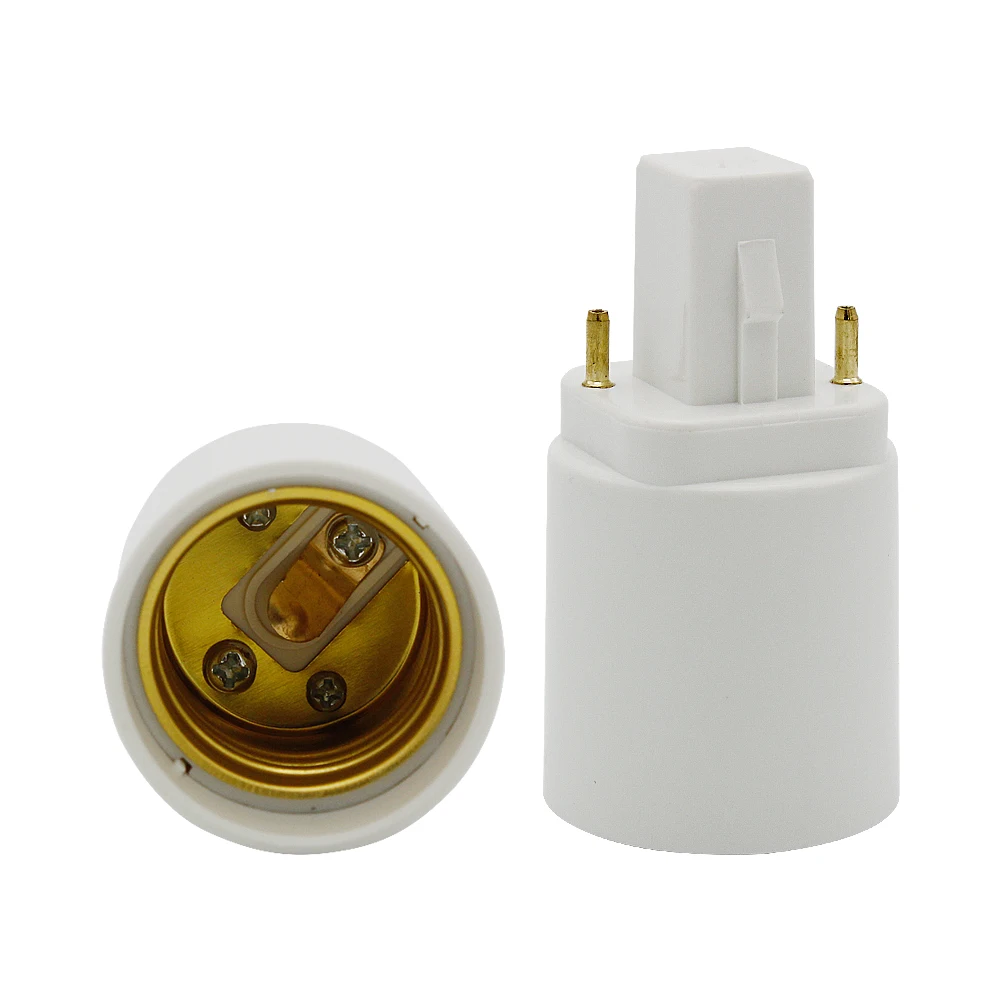 

LED G24 to E27 Socket Base Halogen CFL Light Lamp adapter converter bulb holder adapter