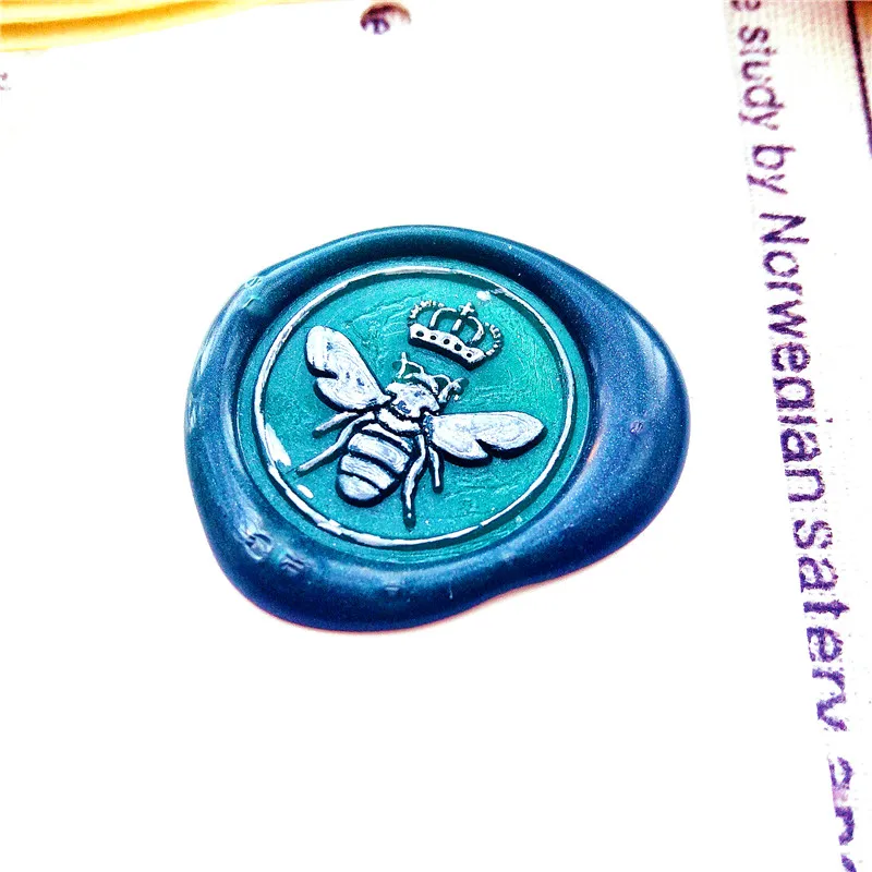 Queen Bee Wax Seal Stamp Custom Wedding Personalized Stamps Kit Invitation Sealing | Дом и сад