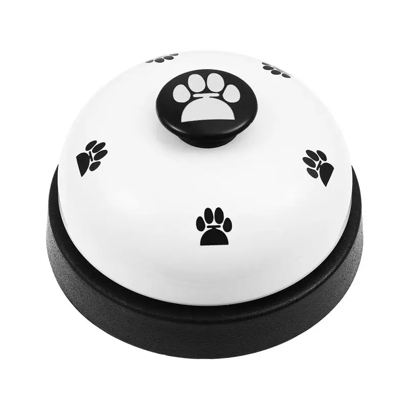 

UEETEK 1PC Useful Footprint Pattern Training Bell Communication Device Potty Bell For Puppy Dog Training Pet Supplies