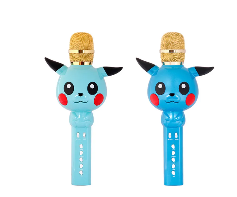 

KT03 Cute Wireless Bluetooth Microphone Support Mobile Phone Karaoke Be Used For Children Singing Sound Mic With MP3 Music