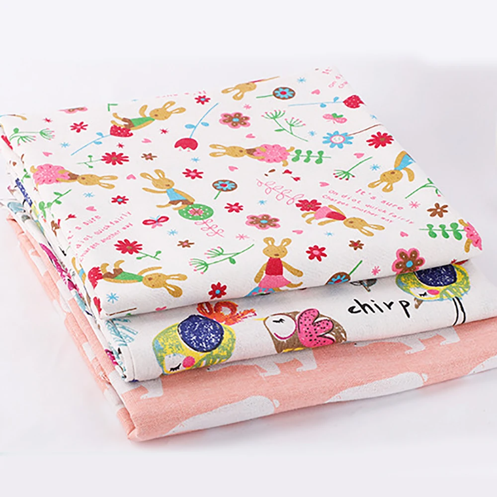 

Lychee Life 50cmx150cm Cute Cartoon Printed Fabric High Quality DIY Handmade Clothes Bags Sewing Accessories Supplies