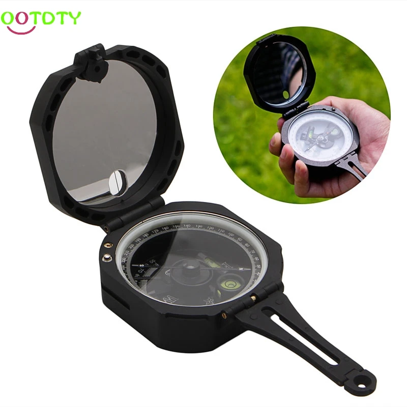  Kunststoff 0-360 Grad Wandern Getriebe Kompasse & GPS Hohe Präzision Magnetische Tasche Transit Geo