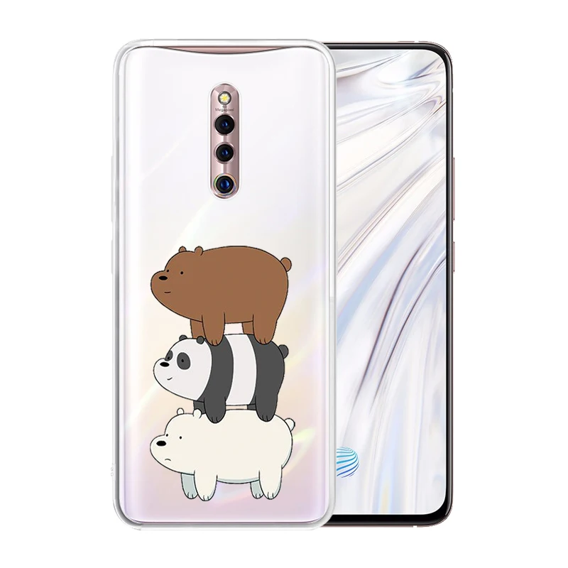 Мягкий силиконовый прозрачный чехол из ТПУ для VIVO X27 Pro X23 X21 X20 X7 X9S Plus Прочный с