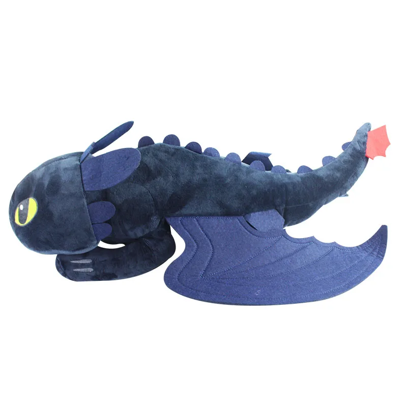 23 см Dragon 3 NIGHT FURY плюшевый игрушка Как приручить дракона игрушка для зубов Плюшевые Куклы Игрушки для маленьких мальчиков и девочек дети