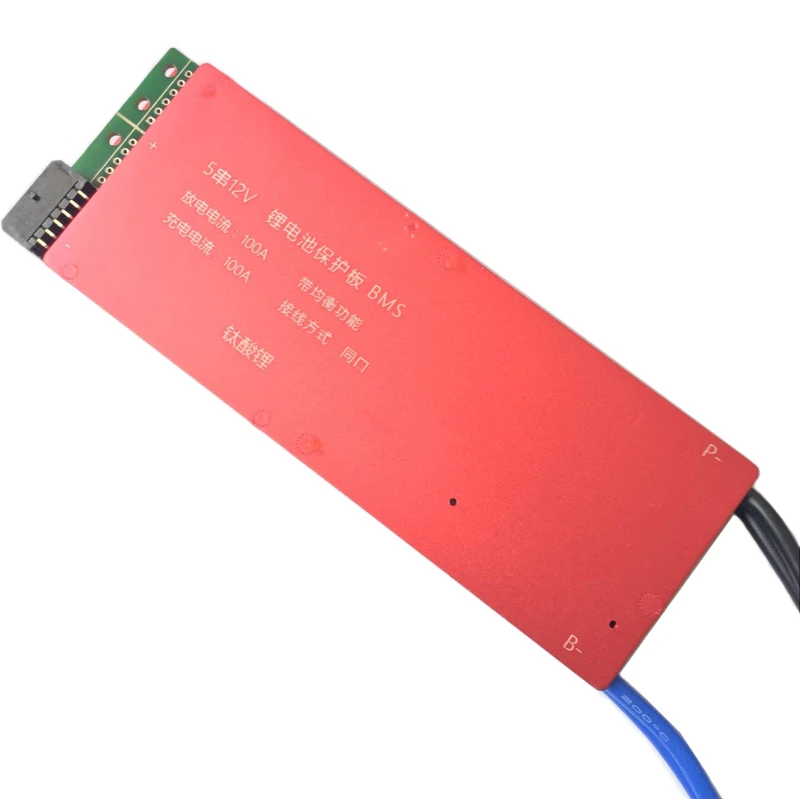 

LTO Battery BMS 10S 24V 80A 100A 200A Lithium Titanate Battery Circuit Protection Board BMS PCM for LTO Battery Pack Same Port