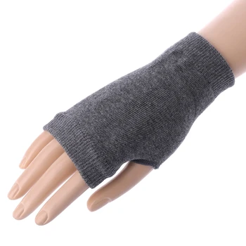 

Exquisite Knitted Crochet Soft Mittens For Women Fingerless Winter Warm Gloves