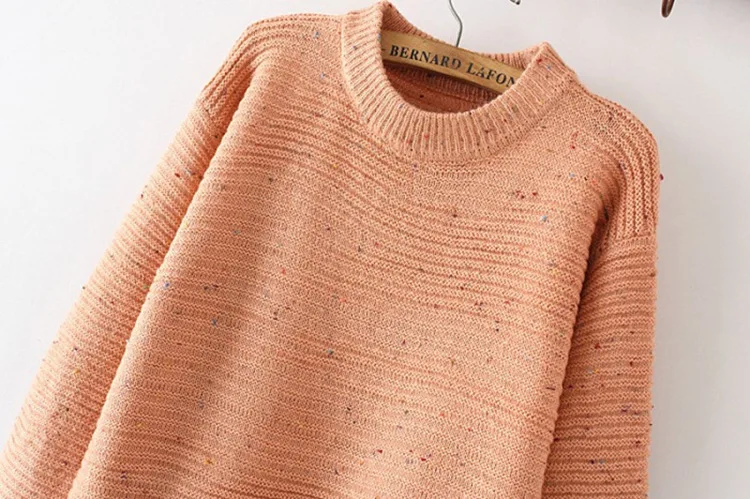Вязаный свитер в европейском и американском стиле, Лоскутная Вышивка, осенне-зимние женские пуловеры 69156
