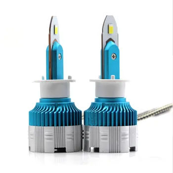 

CHUNMU 2PCS MI2 Car Headlights High Beam Lights Low Beam H4 H7 9005 LED Headlights Universal 50W 8000LM Spotlight For All Cars