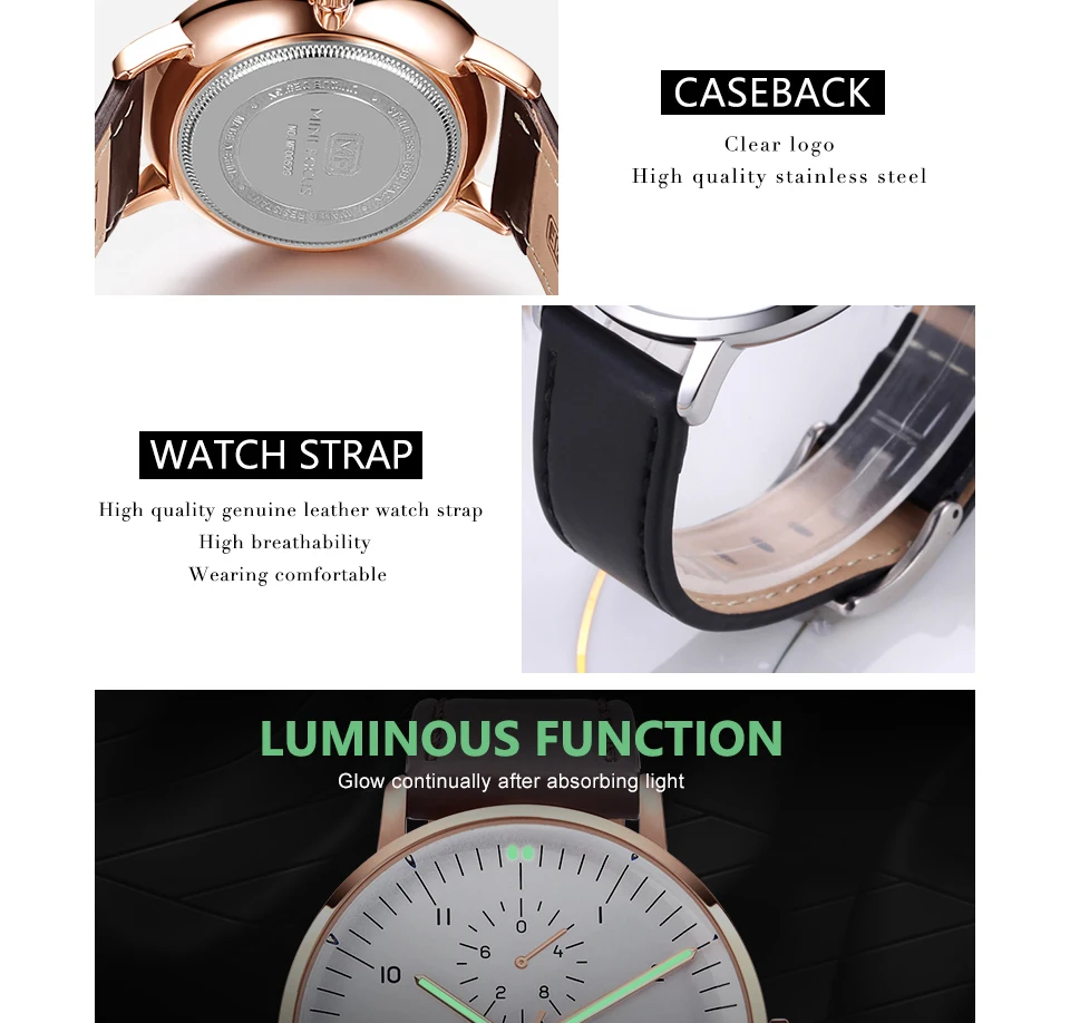 MINIFOCUS наручные часы для мужчин лучший бренд класса люкс известный мужской часы кварцевые часы наручные кварцевые часы Relogio Masculino MF0052G. 01