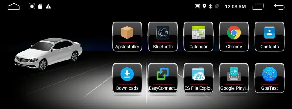 Cheap Android 8.1 Car Radio Bluetooth GPS Navigation Head Unit for Mercedes Benz 2008-2010 C Class 180 200 220 250 CDI 63 300 320 350 21