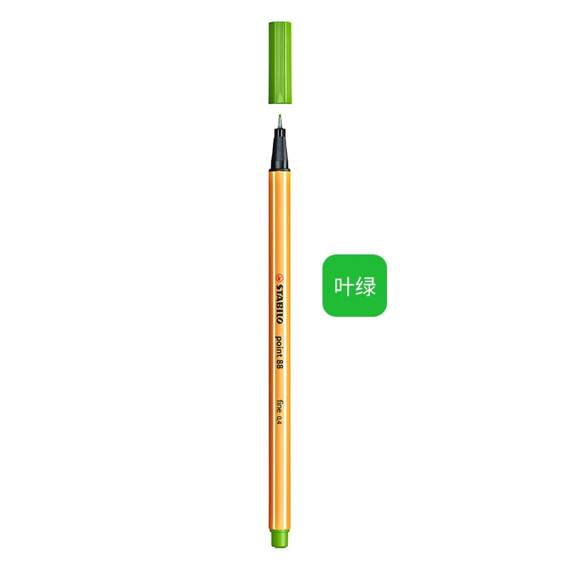 5 шт. Stabilo 88 цветные волоконные ручки для рисования, школьные канцелярские принадлежности, офисные принадлежности, цветные художественные маркеры, ручки 0,4, гелевые ручки - Цвет: AS Picture
