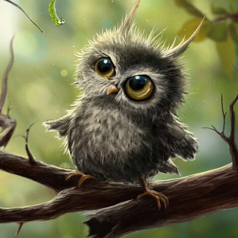 

3d Diy Diamond Painting Cross Stitch Pattern 5D Diamond Embroidery Owl Mosaic Resin Full Drill Home Decor DIY Painting Animal