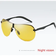 Новые мужские поляризованные солнцезащитные очки, поляризационные очки из алюминия и магния, мужские солнцезащитные очки