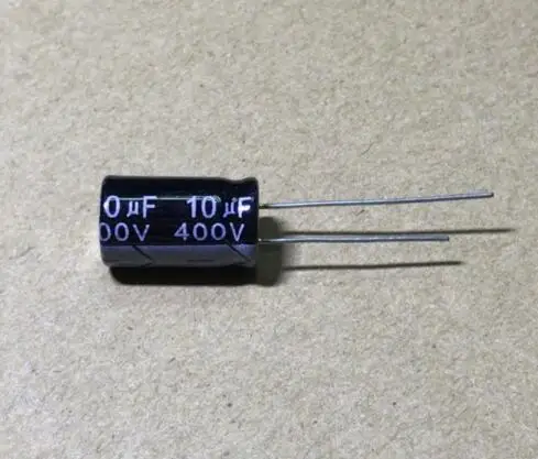10 шт. 400V10UF 10*17 мм мкФ 400V электролитический конденсатор | Электронные компоненты и