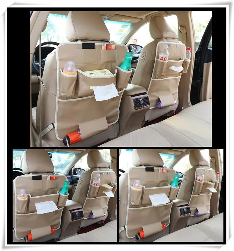 

Car Styling Seat Back Storage bag Sticker For Tata Hexa Safari 2 Sumo Zest Nexon Tiago Tigor Aria Bolt Indica Sedan Indigo Mint