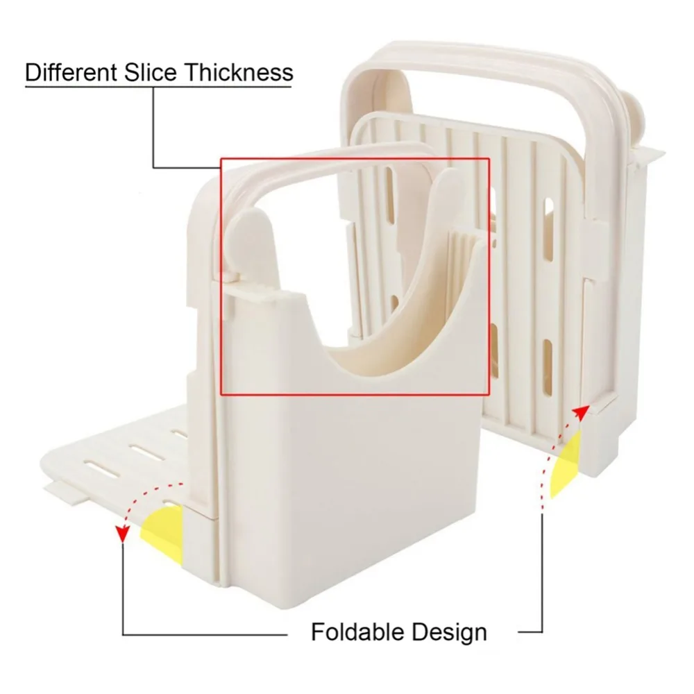 Кухня складной регулируемый хлеборез буханка устройство для нарезки тостов резка нарезки руководство инструмент Хлеборезка для тостов Прямая