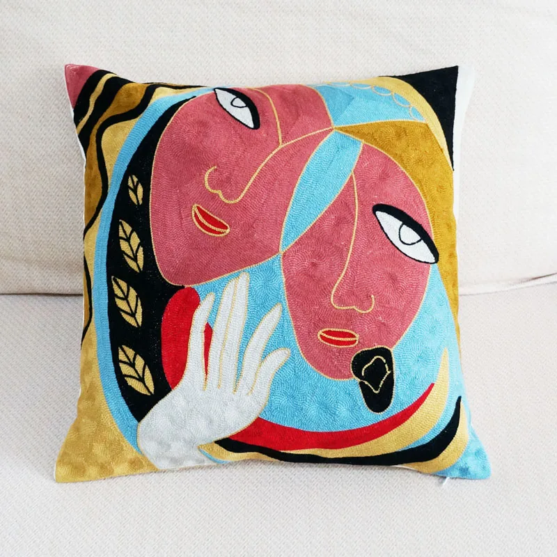 Aliexpress.com : Buy Canvas Two Faced Woman Abstract ...