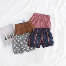 Вельветовые шорты в горошек для маленьких мальчиков и девочек