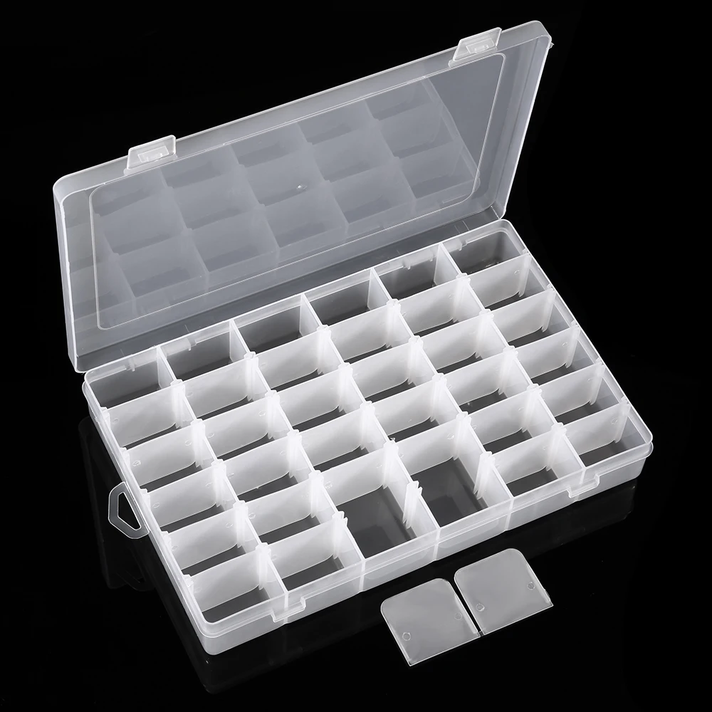 Lixada 24/36 Grids Carp Fishing Tackle Box Organizer 