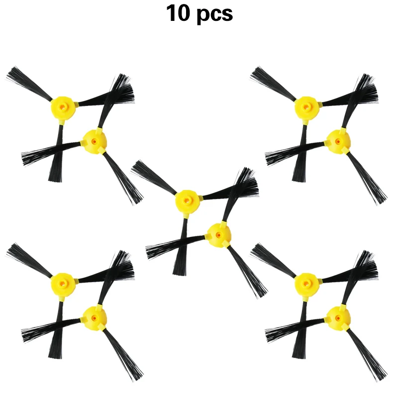Боковая щетка+ HEPA фильтр для робота-пылесоса Liectroux боковая щетка обновление B2005PLUS B6009 робот-пылесос части - Цвет: 10 pcs side brush