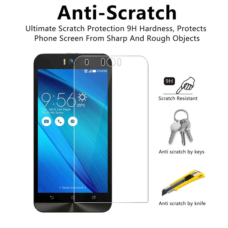 Жесткое Переднее стекло для Asus ZB601KL ZC451TG ZC500TG защитное Для Zenfone ZC520KL ZC520TL ZC553KL ZC551KL